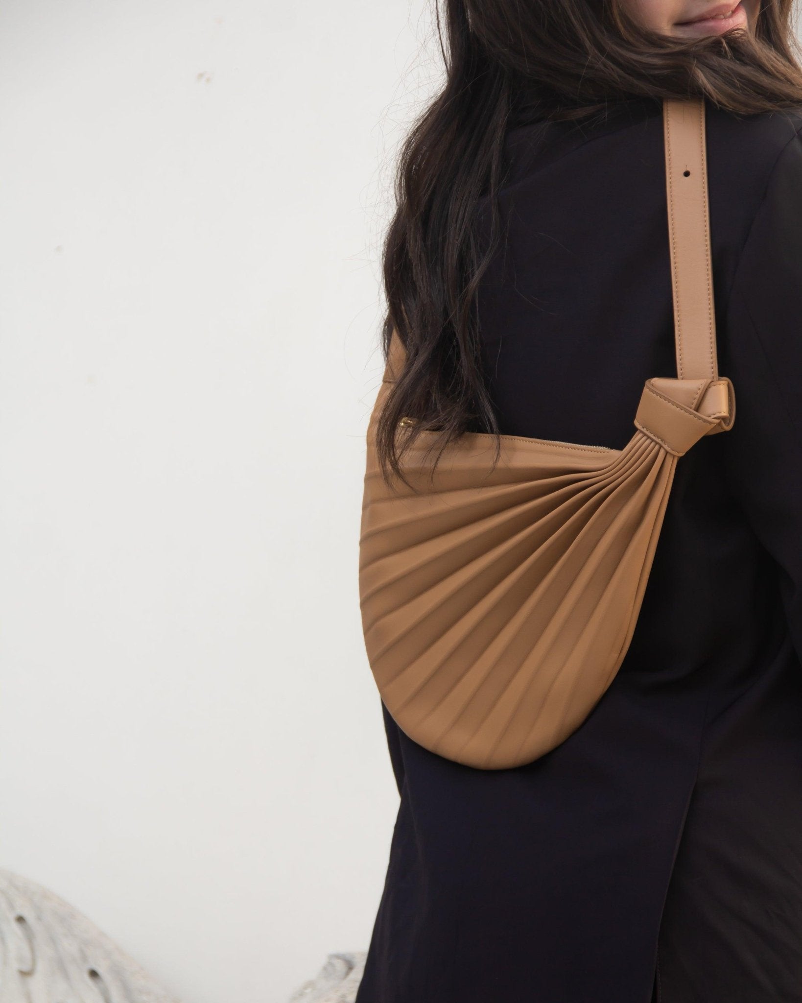 Tan crossbody bag designer sale